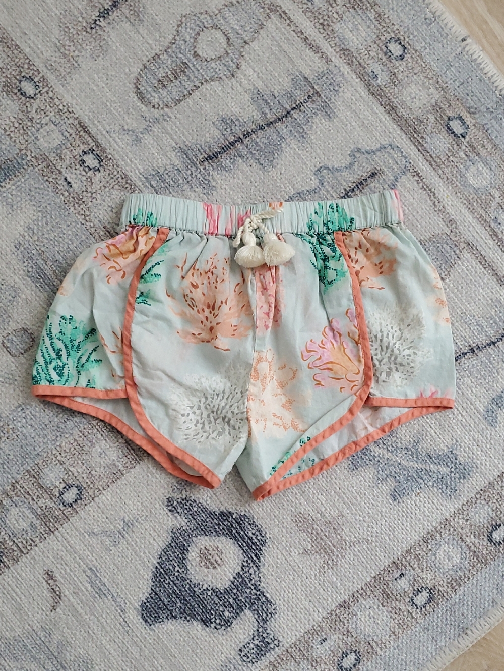 Pink Chicken Girls Millie Sea Creature Coral Shorts Sz5Y